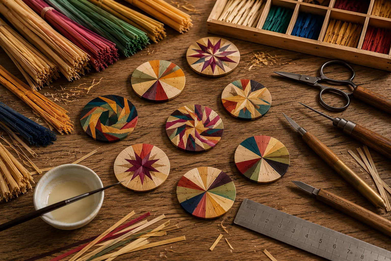 Marqueterie de paille